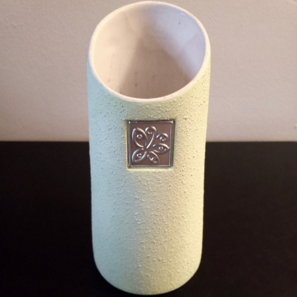 Vintage Enesco Mint Green Vase